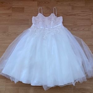David’s Bridal flower girl dress